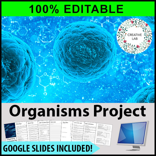 Organisms Research Project - 100% Editable