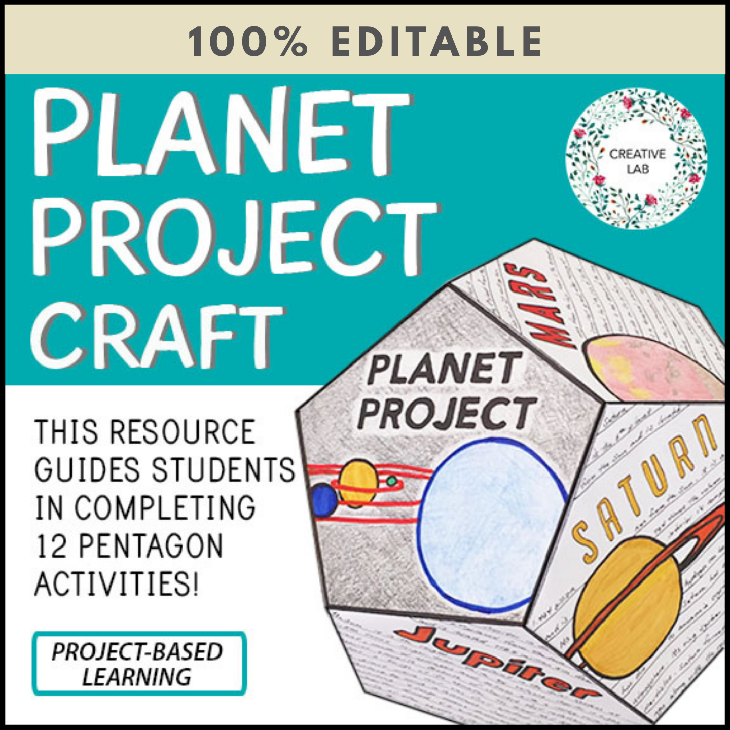 Planet Project Craft - 100% Editable – Creative Lab