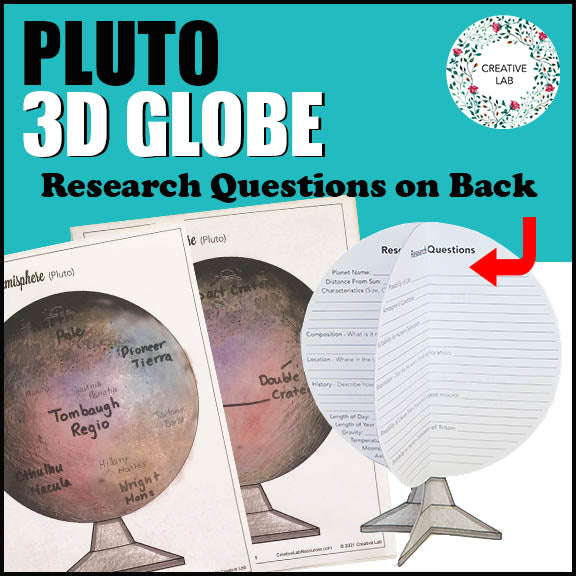 Pluto 3D Globe Research Project