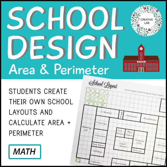 FREE - School Design - Area & Perimeter - PBL