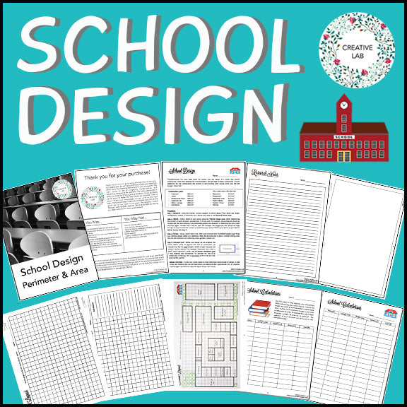 FREE - School Design - Area & Perimeter - PBL