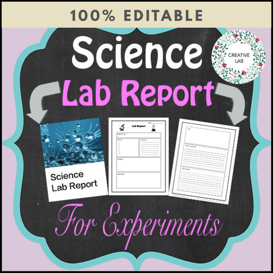 Science Lab Report - 100% Editable