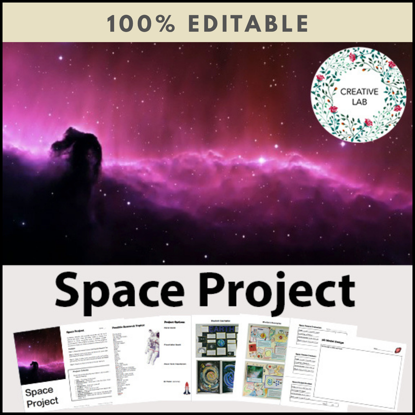 Space Research Project - 100% Editable – Creative Lab