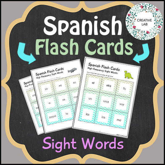 Spanish Flash Cards - Sight Words
