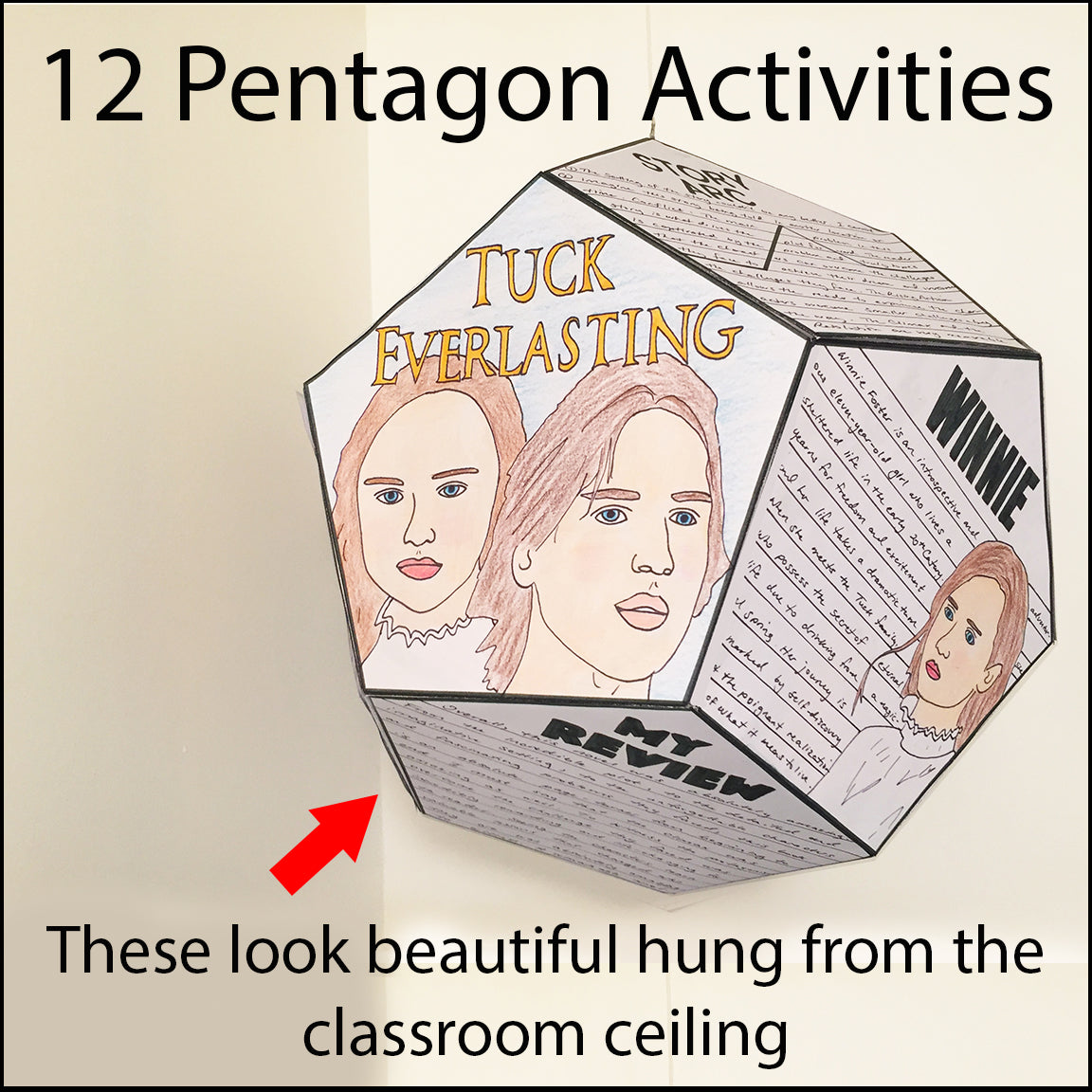 Tuck Everlasting - Novel Study Project Craft - 100% Editable
