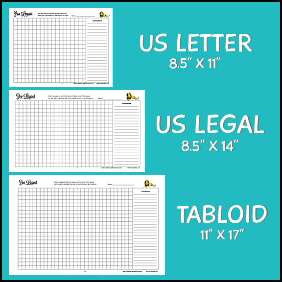 Zoo Design - Area & Perimeter - 100% Editable