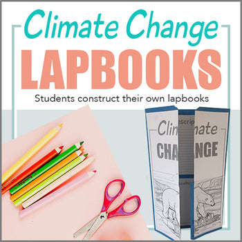 Climate Change Lapbook Guided Research Project