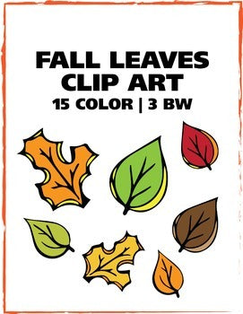 Fall Leaves Clip Art - 18 Images! - Freebie