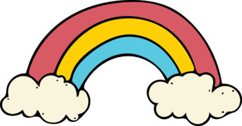 Smiling Sunshine and Rainbows Clip Art Kit