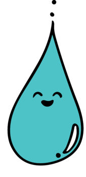 Happy Rain drops Weather Clip Art Set - 8 images