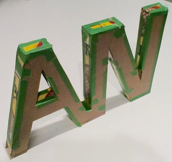 FREE - 3D Student Name Art Project