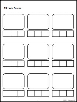 Elkonin Boxes - Phonological Awareness