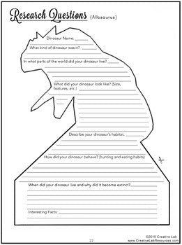 Dinosaur Research Project - 3D Models - PBL