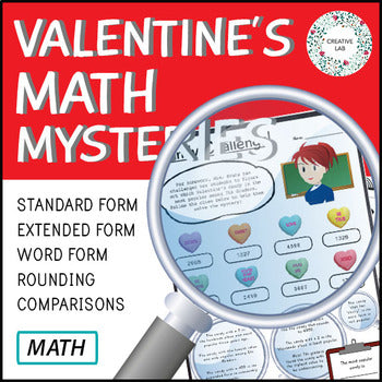Valentines Day Math Mysteries