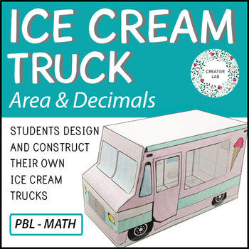 Multiplying Decimals Project - Ice Cream Truck - Area