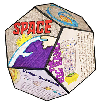 Space Project Craft Activity - 100% Editable