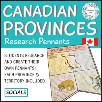 Canada Provinces Research Banners - Mapping Skills