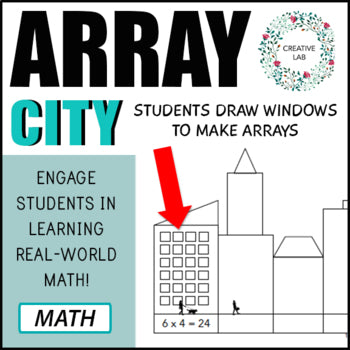 Array City - Multiplication Math Printable Worksheets