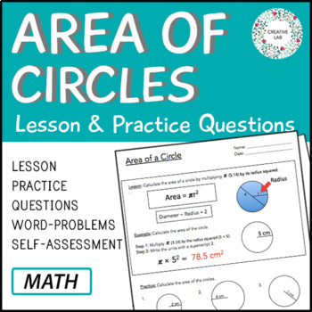Area of Circles - Math Lesson & Practice Questions