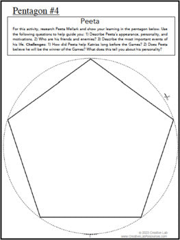 The Hunger Games - Novel Study Project Craft - 100% Editable