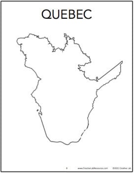Canadian Province Maps & Canada Map // Printable Teaching Resource // No Prep Classroom //