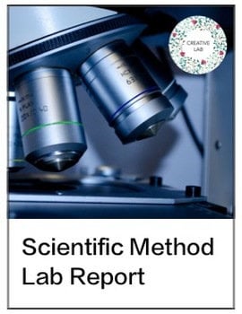 Scientific Method Lab Report - Student Template // Printable Teaching Resource // No Prep Classroom //